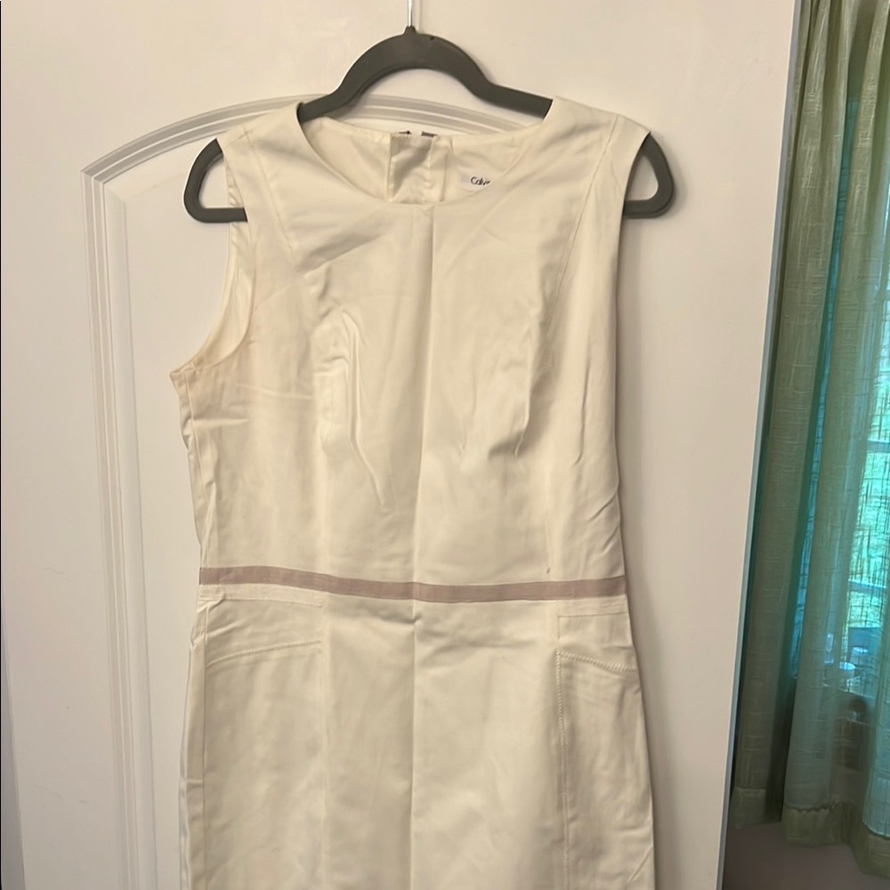 Calvin Klein Cream Midi Dress